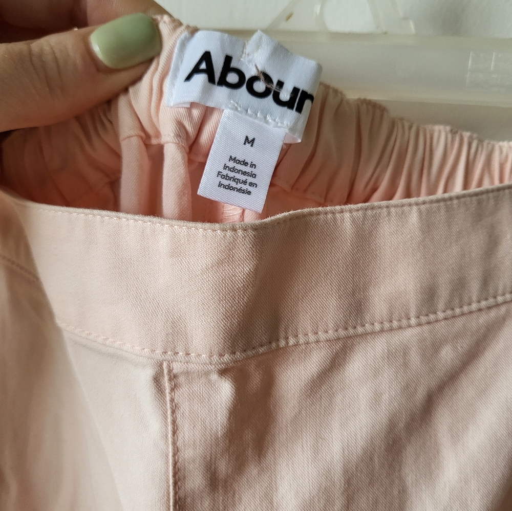 Abound Casual Pale Pink Light Weight Pants - Picture 2 of 5